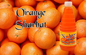 Orange Sharbat Njoy Soft Drinks | Divine Foods and Beverages